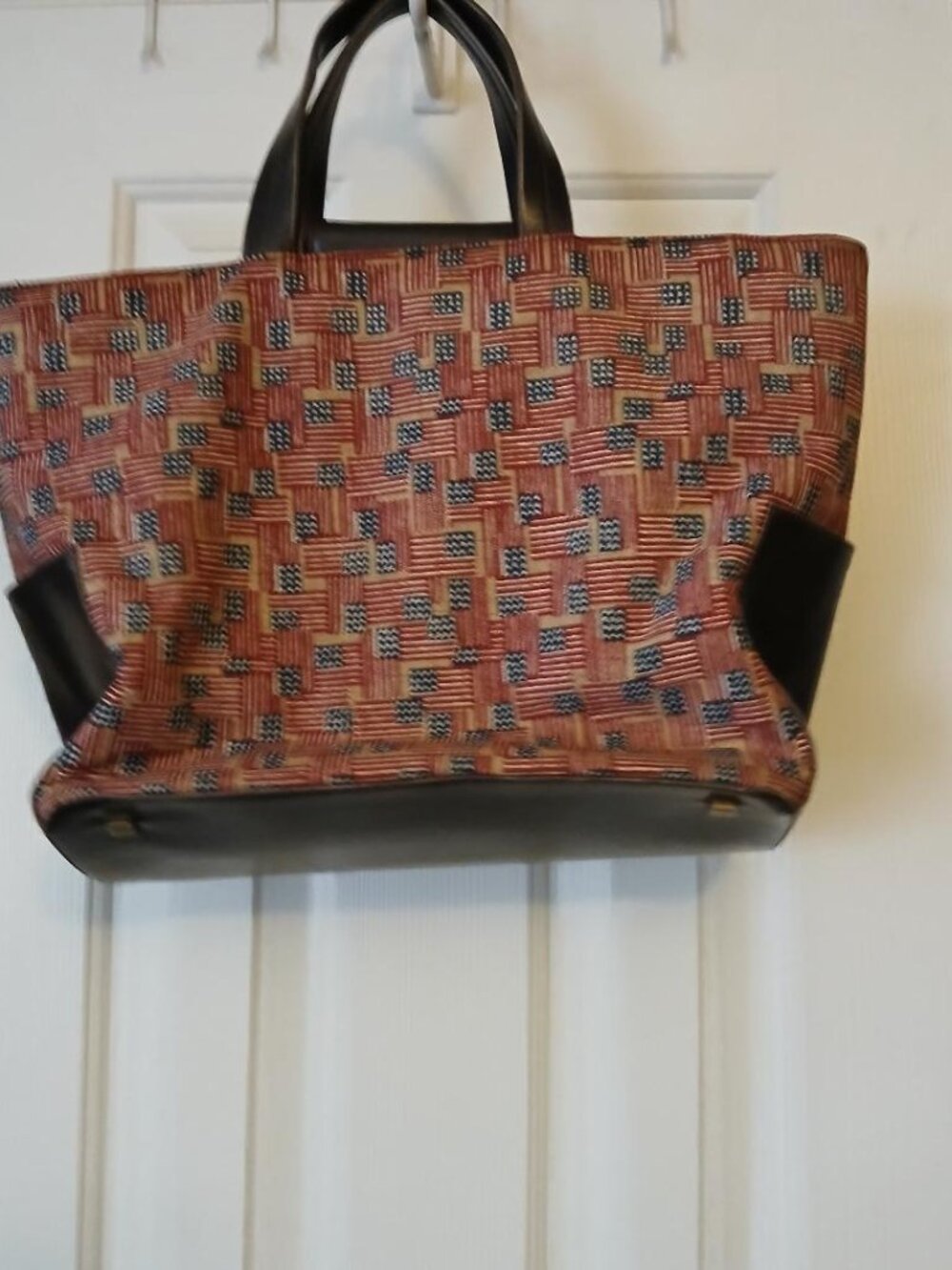 Longaberger Homestead Patriotic tote purse - Picture 3 of 7